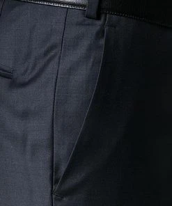 DIGEL Anzug 1009342/120210+114001+164003+190012/20 Anzug mit Weste, Plastron, Einstecktuch, Modern Fit, Schurwolle, Nachtblau -Anzüge & Westen Verkäufe 242665 norm8