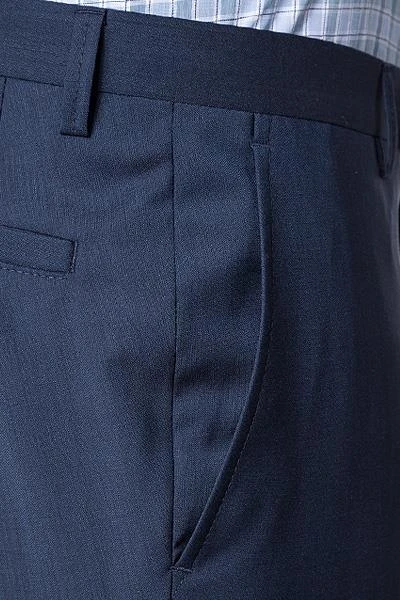 bugatti Hose Slim Fit 99801/788400/380 Schurwolle, Dunkelblau 5 bugatti Hose Slim Fit 99801/788400/380 Schurwolle, Dunkelblau – Bild 3