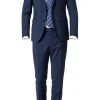 Pierre Cardin Anzug 62150+72138/850/10001/3050 Slim Fit, Schurwolle Super100, Dunkelblau, Navy -Anzüge & Westen Verkäufe 243478 norm