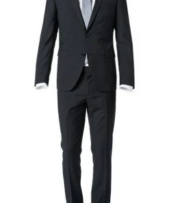 Pierre Cardin Anzug 62150+72138/850/10001/2000 Slim Fit, Schurwolle Super100, Schwarz