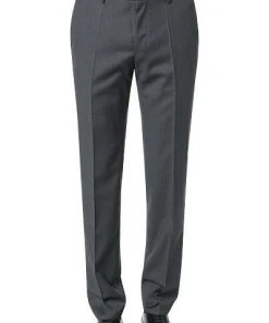 BOSS Hose Gibson 50318499/021 Slim Fit, Schurwolle Super120 GUABELLO, Dunkelgrau meliert, Dark grey
