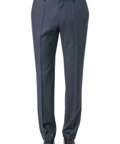 BOSS Hose Gibson 50318499/401 Slim Fit, Schurwolle Super120 GUABELLO, Dunkelblau, Dark blue