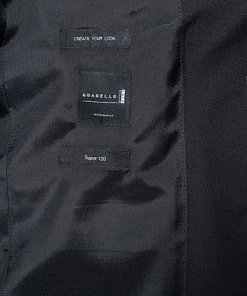 BOSS Anzug Hayes/Gibson 50318498+499/001 Slim Fit, Schurwolle Super120 GUABELLO, Schwarz, Black -Anzüge & Westen Verkäufe 244354 norm5