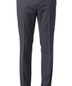 BOSS Anzug Hayes/Gibson 50318498+499/021 Anzug Hayes-Gibson, Slim Fit, Schurwolle Super120 GUABELLO, Dunkelgrau meliert, Dark grey -Anzüge & Westen Verkäufe 244355 norm6