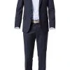 BOSS Anzug Hayes/Gibson 50318498+499/401 Anzug Hayes-Gibson, Slim Fit, Schurwolle Super120 GUABELLO, Dunkelblau, Dark blue -Anzüge & Westen Verkäufe 244356 norm