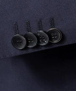 BOSS Anzug Hayes/Gibson 50318498+499/401 Anzug Hayes-Gibson, Slim Fit, Schurwolle Super120 GUABELLO, Dunkelblau, Dark blue -Anzüge & Westen Verkäufe 244356 norm4