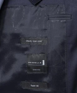 BOSS Anzug Hayes/Gibson 50318498+499/401 Anzug Hayes-Gibson, Slim Fit, Schurwolle Super120 GUABELLO, Dunkelblau, Dark blue -Anzüge & Westen Verkäufe 244356 norm5