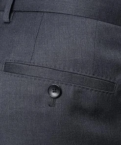 BOSS Hose Lenon 50318825/021 Regular Fit, Schurwolle Super120 GUABELLO, Grau meliert, Dark grey -Anzüge & Westen Verkäufe 244549 norm4