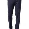 BOSS Hose Lenon 50318825/401 Regular Fit, Schurwolle Super120 GUABELLO, Dunkelblau, Dark blue