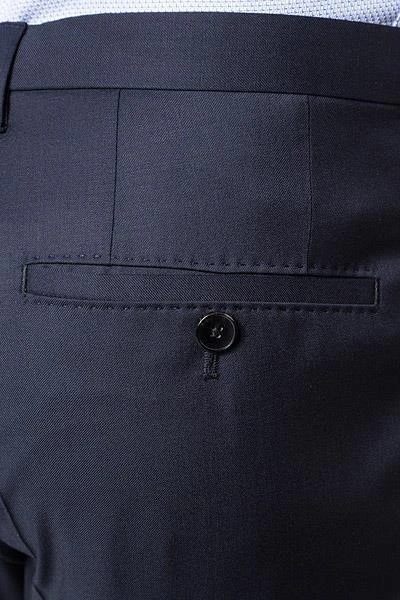BOSS Hose Lenon 50318825/401 Regular Fit, Schurwolle Super120 GUABELLO, Dunkelblau, Dark blue 6 BOSS Hose Lenon 50318825/401 Regular Fit, Schurwolle Super120 GUABELLO, Dunkelblau, Dark blue – Bild 4