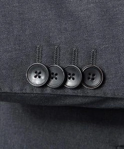 BOSS Anzug 50318521+8825+8500/021 Anzug Johnstons-Lenon mit Weste, Regular Fit, Schurwolle Super120 GUABELLO, Anthrazit meliert, Dark grey -Anzüge & Westen Verkäufe 244552 norm4