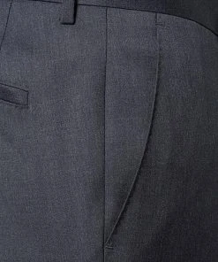 BOSS Anzug 50318521+8825+8500/021 Anzug Johnstons-Lenon mit Weste, Regular Fit, Schurwolle Super120 GUABELLO, Anthrazit meliert, Dark grey -Anzüge & Westen Verkäufe 244552 norm8