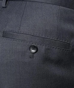 BOSS Anzug 50318521+8825+8500/021 Anzug Johnstons-Lenon mit Weste, Regular Fit, Schurwolle Super120 GUABELLO, Anthrazit meliert, Dark grey -Anzüge & Westen Verkäufe 244552 norm9