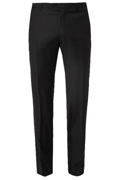 CG Hose Cedric 50/102S1/433063/90 Slim Fit, Schurwolle Super100, Schwarz gemustert, Schwarz 5 CG Hose Cedric 50/102S1/433063/90 Slim Fit, Schurwolle Super100, Schwarz gemustert, Schwarz – Bild 3