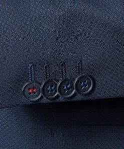 CG Anzug Caden-Cedric 50/102S1/423712+433063/62 Slim Fit, Schurwolle Super100, Dunkelblau gemustert, Marine -Anzüge & Westen Verkäufe 244573 norm4