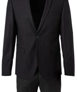 CG Anzug Caden-Cedric 50/102S1/423712+433063/90 Slim Fit, Schurwolle Super100, Schwarz gemustert, Schwarz -Anzüge & Westen Verkäufe 244574 norm2