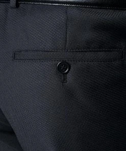 CG Anzug Caden-Cedric 50/102S1/423712+433063/90 Slim Fit, Schurwolle Super100, Schwarz gemustert, Schwarz -Anzüge & Westen Verkäufe 244574 norm9