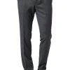 BOSS Hose Wave 50320555/021 Extra Slim Fit, Schurwolle Super120 GUABELLO, Anthrazit meliert, Dark grey -Anzüge & Westen Verkäufe 244741 norm