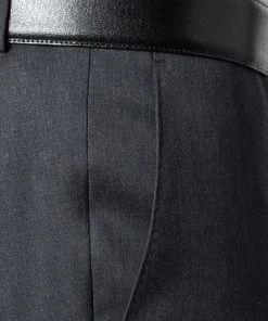 BOSS Hose Wave 50320555/021 Extra Slim Fit, Schurwolle Super120 GUABELLO, Anthrazit meliert, Dark grey -Anzüge & Westen Verkäufe 244741 norm2