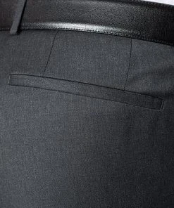 BOSS Hose Wave 50320555/021 Extra Slim Fit, Schurwolle Super120 GUABELLO, Anthrazit meliert, Dark grey -Anzüge & Westen Verkäufe 244741 norm3