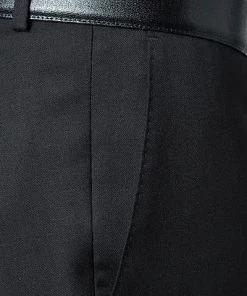 BOSS Anzug Ryan-Wave 50318525+20555/001 Extra Slim Fit, Schurwolle Super120 GUABELLO, Schwarz, Black -Anzüge & Westen Verkäufe 244743 norm7