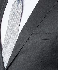 BOSS Anzug Ryan-Wave 50318525+20555/021 Extra Slim Fit, Schurwolle Super120 GUABELLO, Anthrazit meliert, Dark grey -Anzüge & Westen Verkäufe 244747 norm3