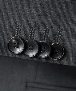 BOSS Anzug Ryan-Wave 50318525+20555/021 Extra Slim Fit, Schurwolle Super120 GUABELLO, Anthrazit meliert, Dark grey -Anzüge & Westen Verkäufe 244747 norm4