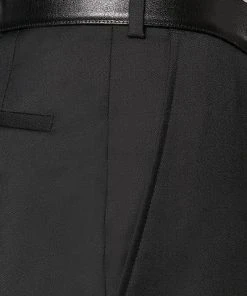 EDUARD DRESSLER Hose Jeff 00211/3B25/01 Shaped Fit, Schurwolle Super110, Schwarz -Anzüge & Westen Verkäufe 246747 norm2