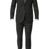 EDUARD DRESSLER Anzug 00211/6B01+3B25/01 Shaped Fit, Schurwolle Super110, Schwarz