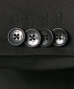 EDUARD DRESSLER Anzug 00211/6B01+3B25/01 Shaped Fit, Schurwolle Super110, Schwarz -Anzüge & Westen Verkäufe 246748 norm3