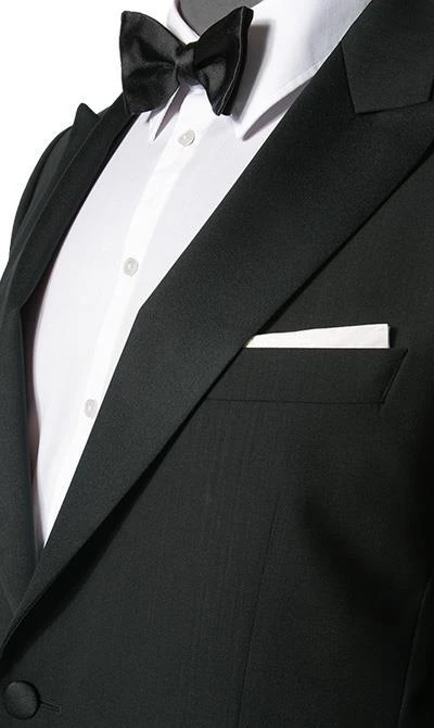 EDUARD DRESSLER Smoking 00229/6B81+3B55/01 Shaped Fit, Schurwolle, Schwarz 4 EDUARD DRESSLER Smoking 00229/6B81+3B55/01 Shaped Fit, Schurwolle, Schwarz – Bild 2