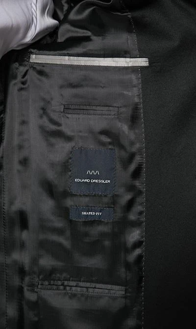 EDUARD DRESSLER Smoking 00229/6B81+3B55/01 Shaped Fit, Schurwolle, Schwarz 6 EDUARD DRESSLER Smoking 00229/6B81+3B55/01 Shaped Fit, Schurwolle, Schwarz – Bild 4