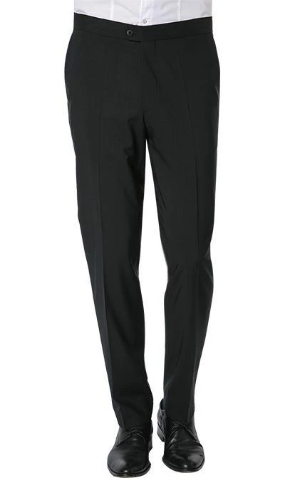 EDUARD DRESSLER Smoking 00229/6B81+3B55/01 Shaped Fit, Schurwolle, Schwarz 8 EDUARD DRESSLER Smoking 00229/6B81+3B55/01 Shaped Fit, Schurwolle, Schwarz – Bild 6