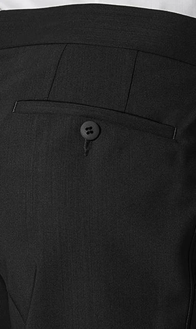 EDUARD DRESSLER Smoking 00229/6B81+3B55/01 Shaped Fit, Schurwolle, Schwarz 10 EDUARD DRESSLER Smoking 00229/6B81+3B55/01 Shaped Fit, Schurwolle, Schwarz – Bild 8