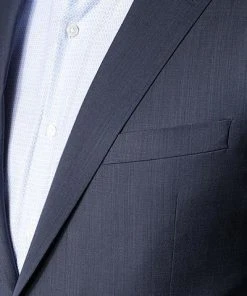 JOOP! Anzug 30003099+30003106/402 Anzug Herby-Blayr, Slim Fit, Wolle, Dunkelblau meliert, Tiefseeblau -Anzüge & Westen Verkäufe 249503 norm2