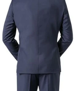 JOOP! Anzug 30003099+30003106/402 Anzug Herby-Blayr, Slim Fit, Wolle, Dunkelblau meliert, Tiefseeblau -Anzüge & Westen Verkäufe 249503 norm5