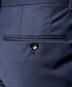 JOOP! Anzug 30003099+30003106/402 Anzug Herby-Blayr, Slim Fit, Wolle, Dunkelblau meliert, Tiefseeblau -Anzüge & Westen Verkäufe 249503 norm8