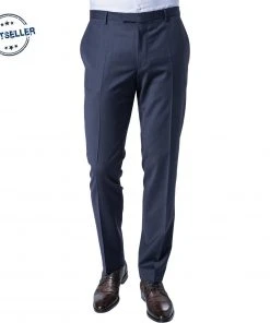 JOOP! Hose JT-02Blayr 30003106/402 Slim Fit, Wolle, Dunkelblau meliert, Tiefseeblau