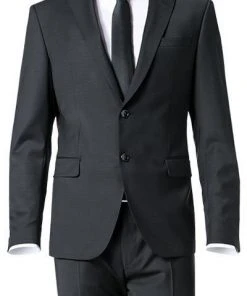 JOOP! Anzug 30003099+30003106/001 Anzug Herby-Blayr, Slim Fit, Wolle, Schwarz -Anzüge & Westen Verkäufe 249698 norm2