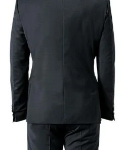 JOOP! Anzug 30003099+30003110+30003106/001 Anzug Herby-Blayr mit Weste, Slim Fit, Wolle, Schwarz -Anzüge & Westen Verkäufe 251199 norm6