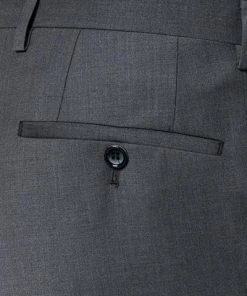 ROY ROBSON Hose S01050381295400/A020 Slim Fit, Schurwolle, Grau meliert, Grau -Anzüge & Westen Verkäufe 251469 norm4