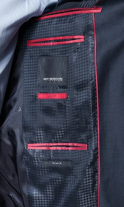 ROY ROBSON Anzug S00050381694700+295400/A401 Slim Fit, Schurwolle, Nachtblau 6 ROY ROBSON Anzug S00050381694700+295400/A401 Slim Fit, Schurwolle, Nachtblau – Bild 4