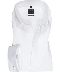 OLYMP Hemd Luxor Modern Fit 0395/70/00 Popeline, Extra langer Arm, Weiß