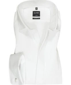 OLYMP Hemd Luxor Modern Fit 0395/70/21 Popeline, Extra langer Arm, Ecru, Beige