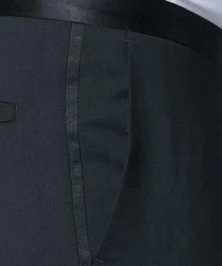 HUGO Smoking Hose HetonS 50321049/001 Smokinghose Heton, Extra Slim Fit, Schurwolle, Schwarz, Black -Anzüge & Westen Verkäufe 257007 norm3