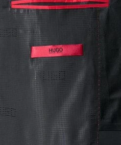 HUGO Smoking AlstonS-HetonS 50321048+49/001 Smoking Alston-Heton, Slim Fit, Schurwoll-Stretch, Schwarz, Black -Anzüge & Westen Verkäufe 257008 norm5