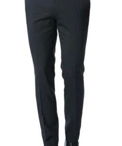 HUGO Smoking AlstonS-HetonS 50321048+49/001 Smoking Alston-Heton, Slim Fit, Schurwoll-Stretch, Schwarz, Black -Anzüge & Westen Verkäufe 257008 norm6