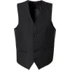 CG Weste Carlton 50/102S1/441013/90 Slim Fit, Schurwolle, Schwarz gemustert, Schwarz