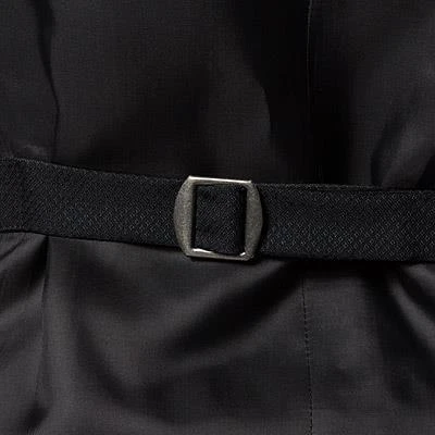 CG Weste Carlton 50/102S1/441013/90 Slim Fit, Schurwolle, Schwarz gemustert, Schwarz 6 CG Weste Carlton 50/102S1/441013/90 Slim Fit, Schurwolle, Schwarz gemustert, Schwarz – Bild 4