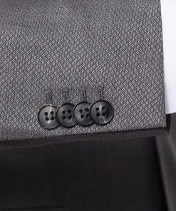 CG Anzug Caden+Cedric 50/102S1/423712+433063/81 Slim Fit, Schurwolle Super100, Dunkelgrau gemustert, Grau -Anzüge & Westen Verkäufe 260707 norm4